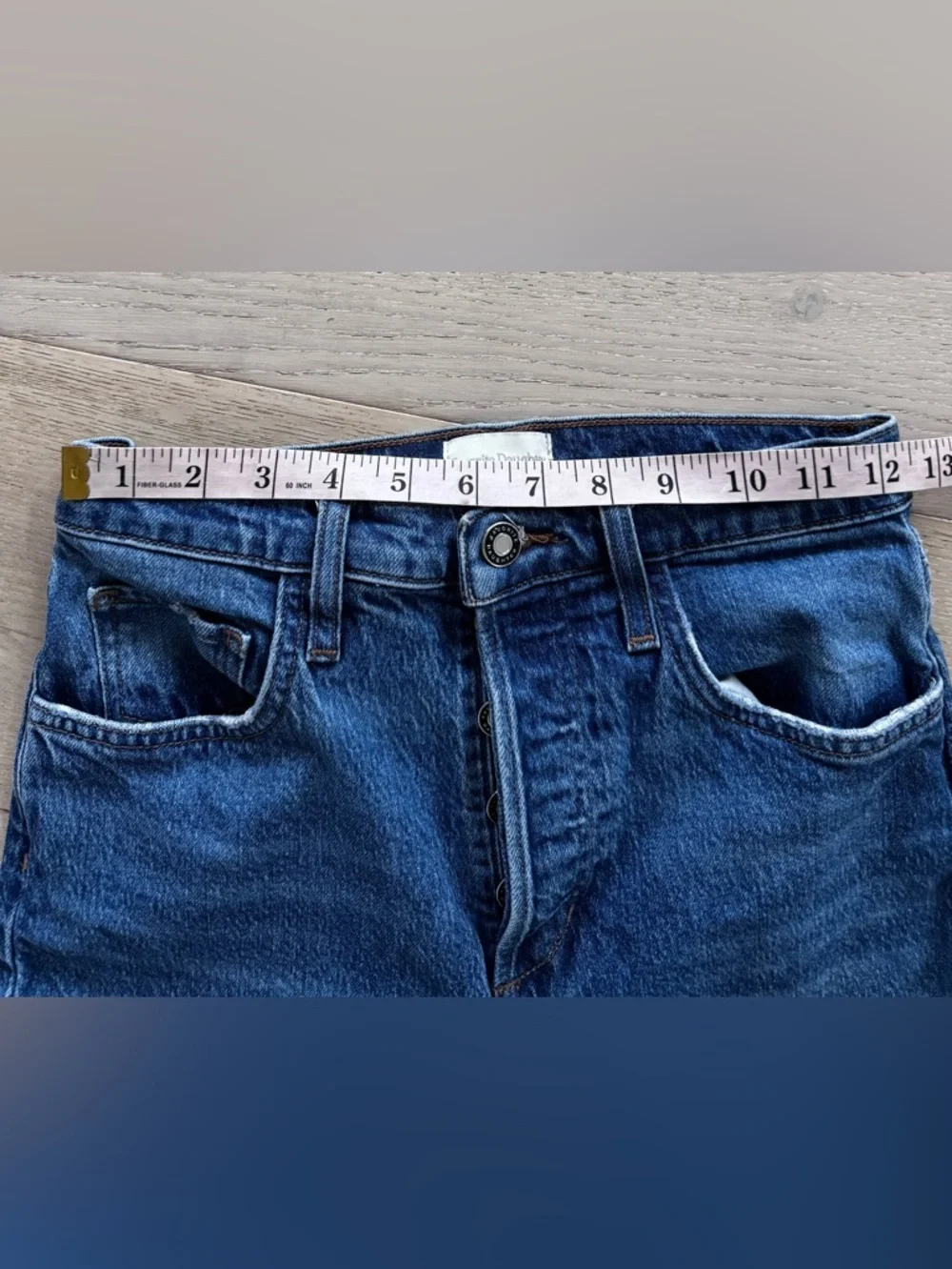 Favorite Daughter THE VALENTINA SUPER HIGH RISE STRAIGHT in Essex size 26 - Picture 9 of 13